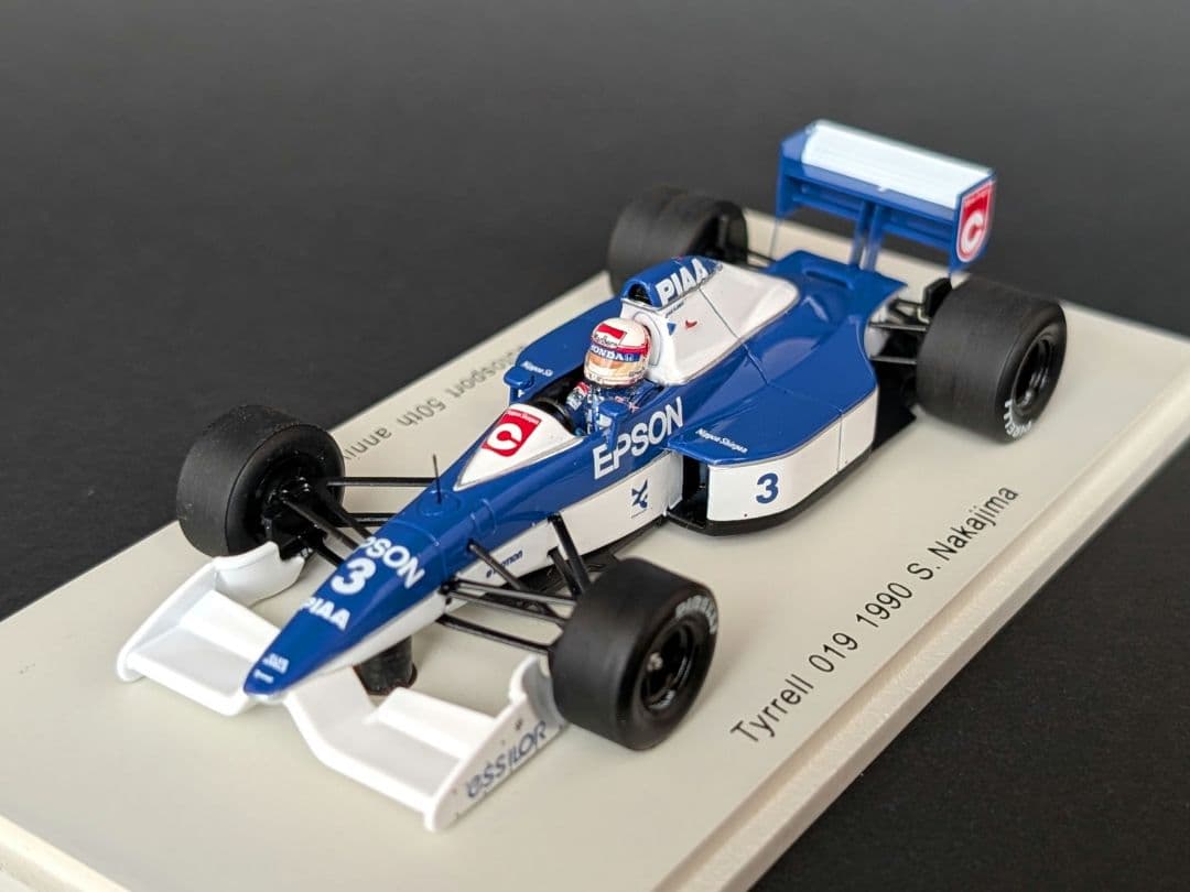 オートスポーツ50th 1/43 Tyrrell 019 1990 #3 中嶋悟