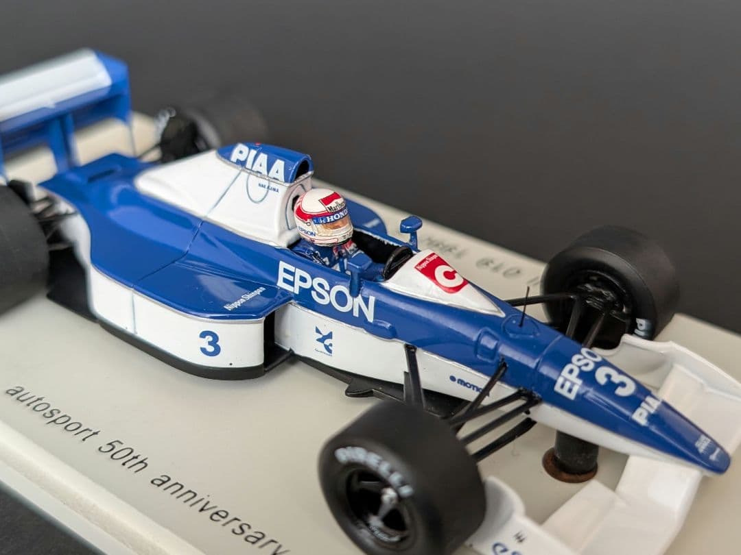 オートスポーツ50th 1/43 Tyrrell 019 1990 #3 中嶋悟