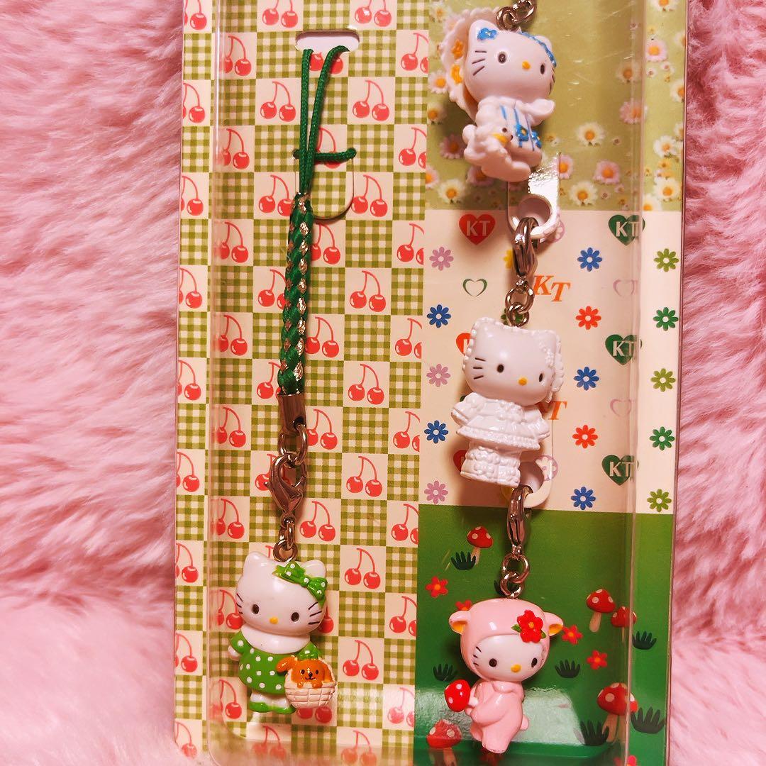 希少レア　ハローキティ　グッズコレクション　根付け　4Pアソート ⑦ 2005