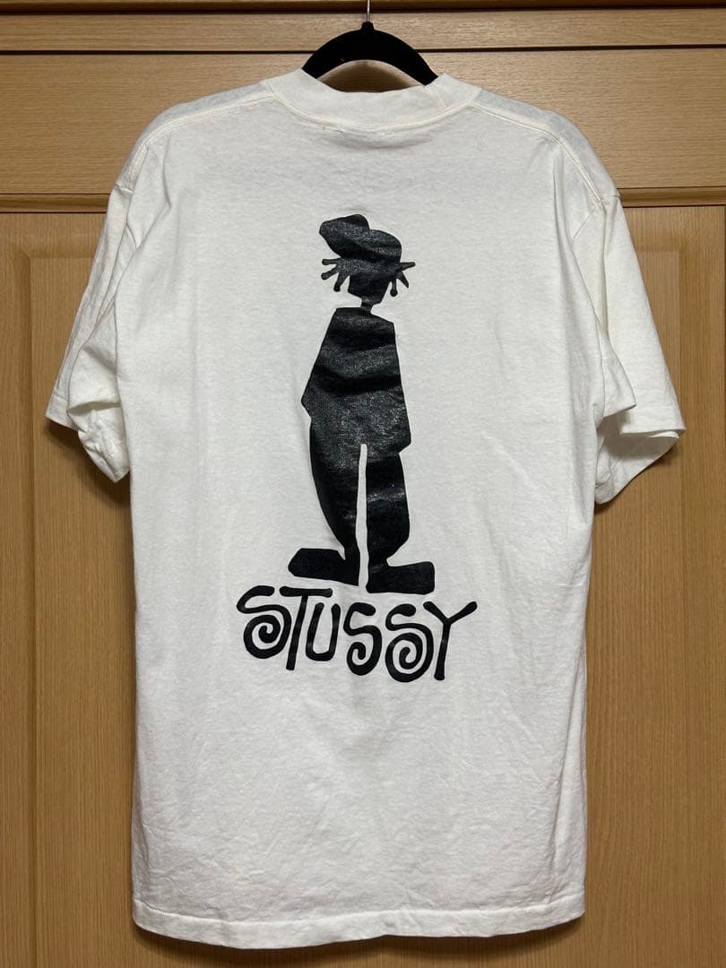 【80's】OLD STUSSY ステューシー シャドーマン Tシャツ L