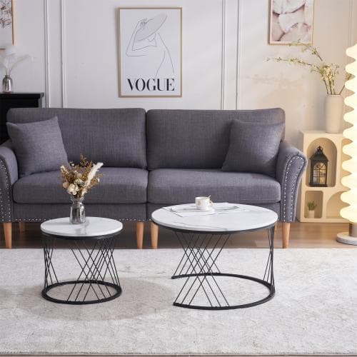 【新作登場】センターテーブル ネストテーブル ローテーブル 入れ子式 天板 大理