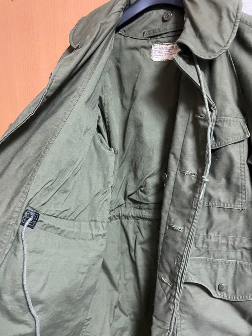 米軍フィールドジャケット　COAT MANS W/R SATEEN OG-107