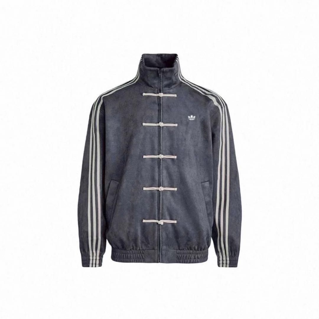 アディダス 中国限定 蛇年トラックジャケットダググレーLサイズ”