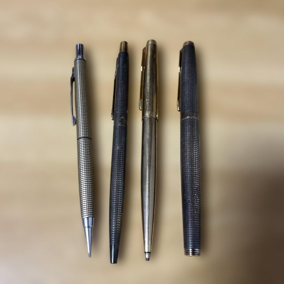 PARKER メタル製ボールペンと万年筆3セット MADE IN USA