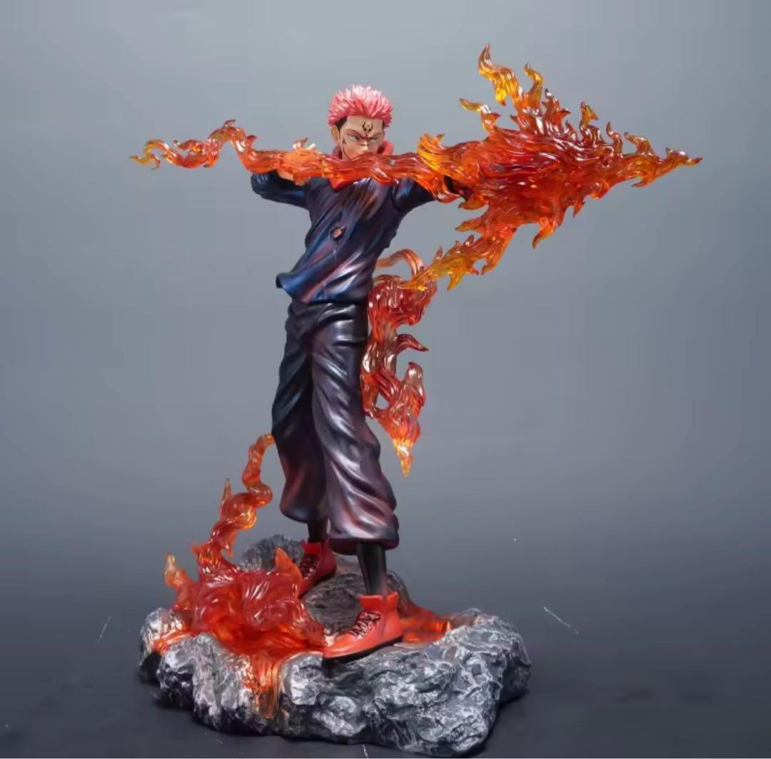 呪術廻戦　両面宿儺　虎杖　悠二　フィギュア　30cm 海外輸入品