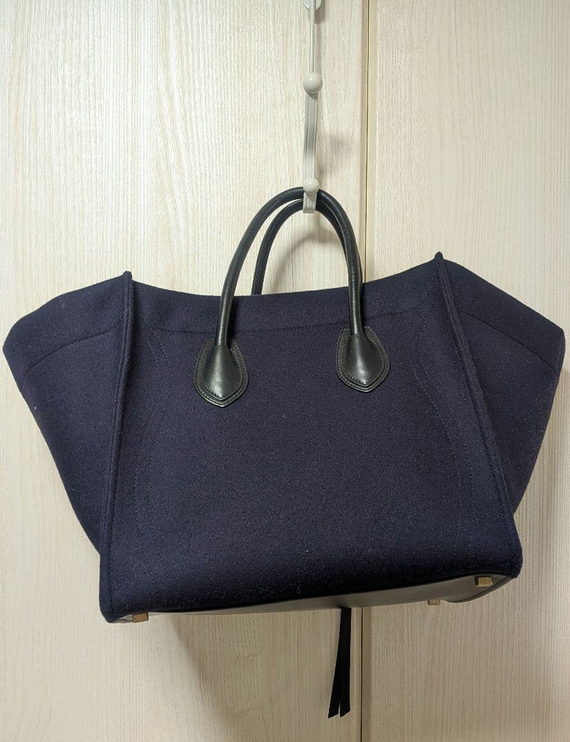 お値下げ　CELINE　セリーヌ　バック　ラゲージ　ファントム　ネイビー