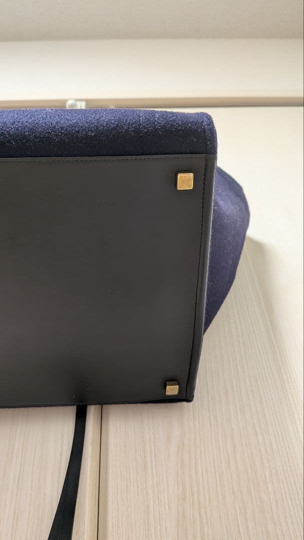 お値下げ　CELINE　セリーヌ　バック　ラゲージ　ファントム　ネイビー