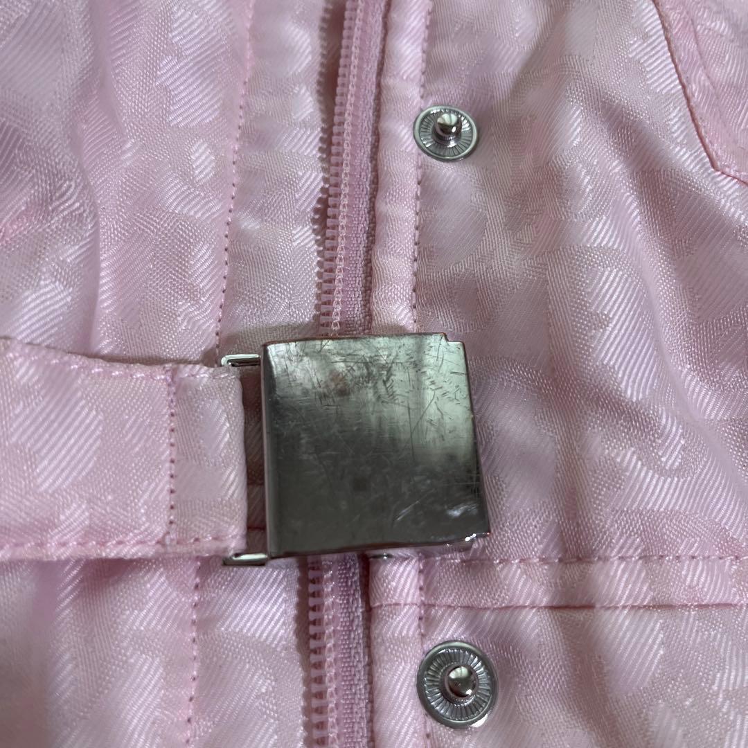 ベビーディオールのダウンコート　3way ピンク　フード取り外し可