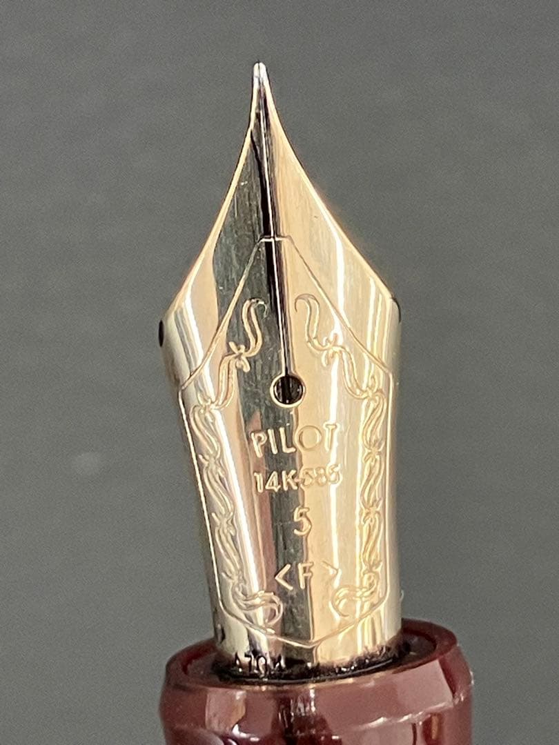 値下げ！美品　パイロット 万年筆 カスタム74 ペン先14Ｋ 14金