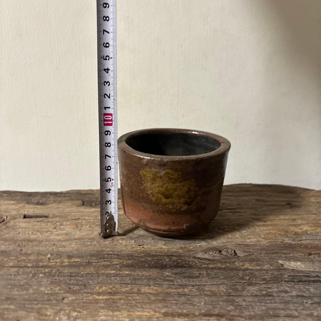 雰囲気のある古い九州民窯　古高取　火入れ　古道具　古唐津　花入検:白洲正子　李朝