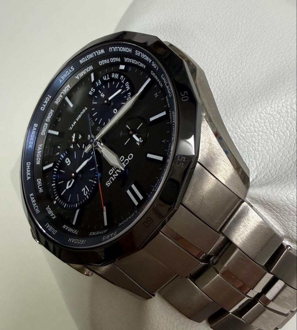 OCW-S2400E-1AJF 新品バックル中留交換済 箱 取説 予備コマ付属