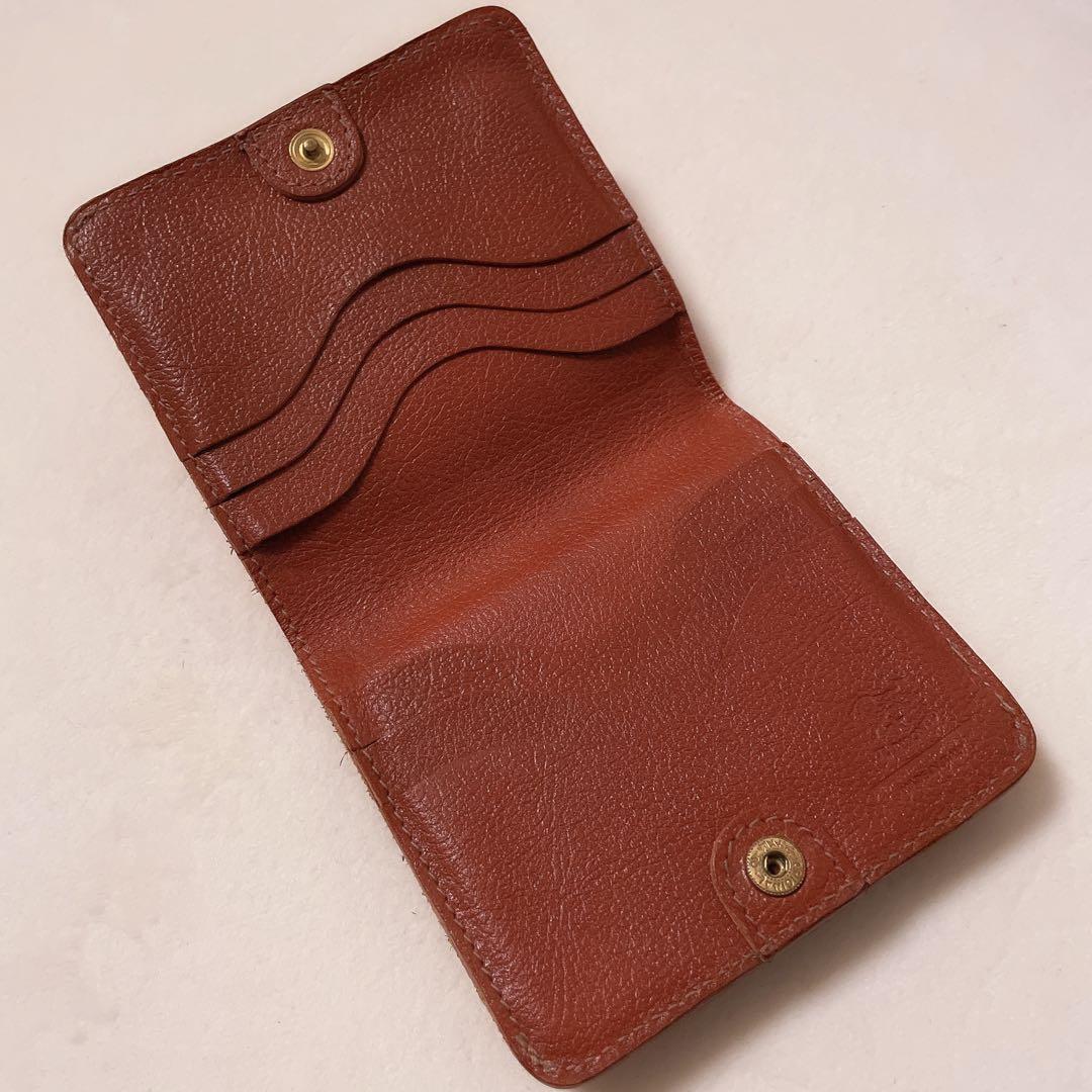 C*a様 イルビゾンテ ブラウンレザー二つ折り財布