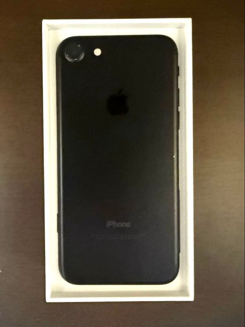 Apple, iPhone 7, ブラック, 128GB, SIMフリー