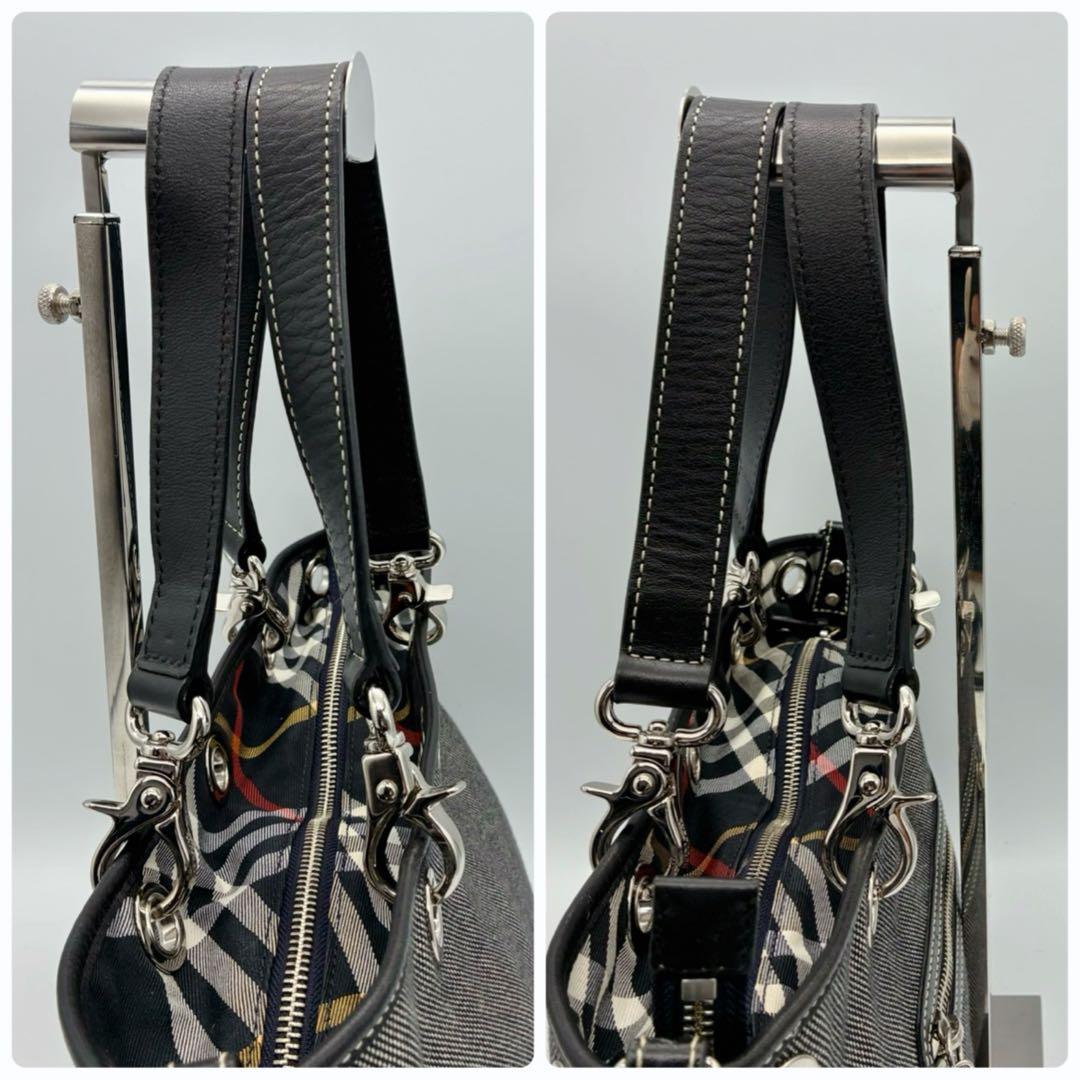 バーバリーブルーレーベル ショルダーバッグ ハンドバッグ 2way ノバチェック