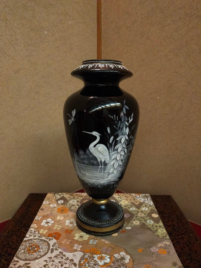 パテシュールパテ　ミントンスタイル　アンティークベース　壺　花瓶