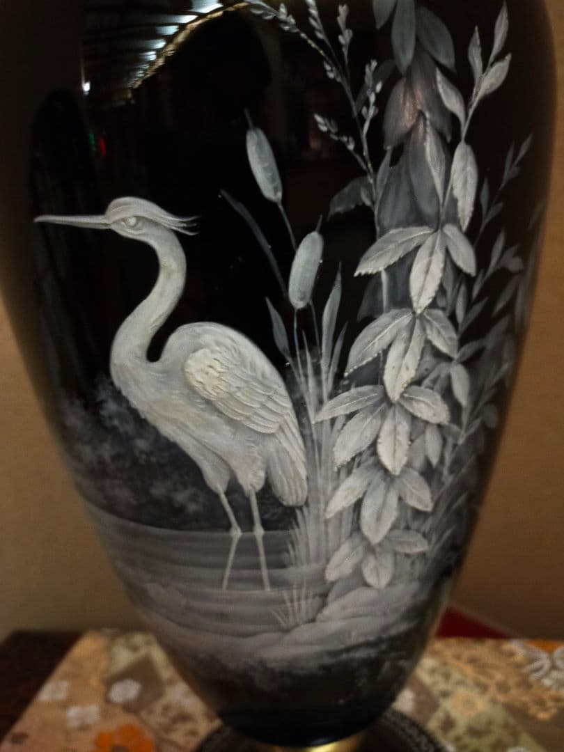 パテシュールパテ　ミントンスタイル　アンティークベース　壺　花瓶