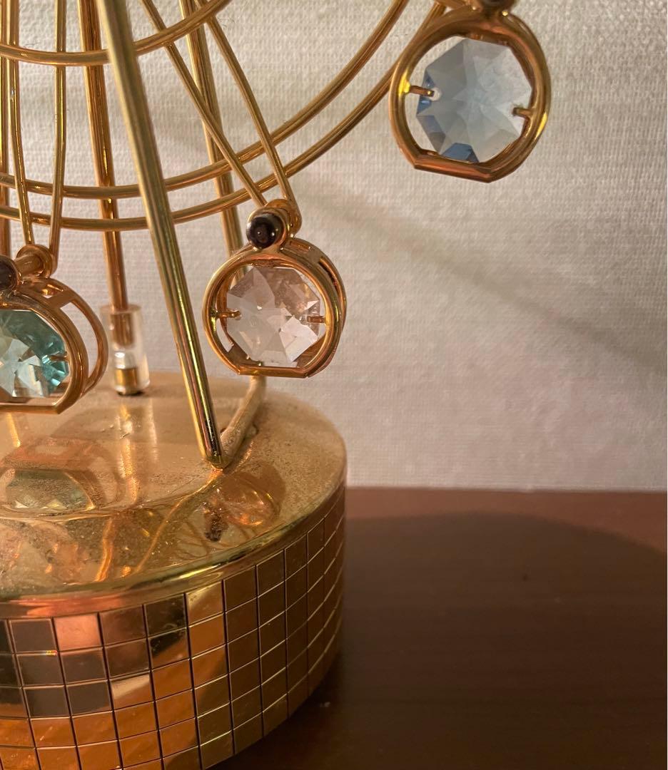 スワロフスキー　オルゴール　観覧車　小さな世界