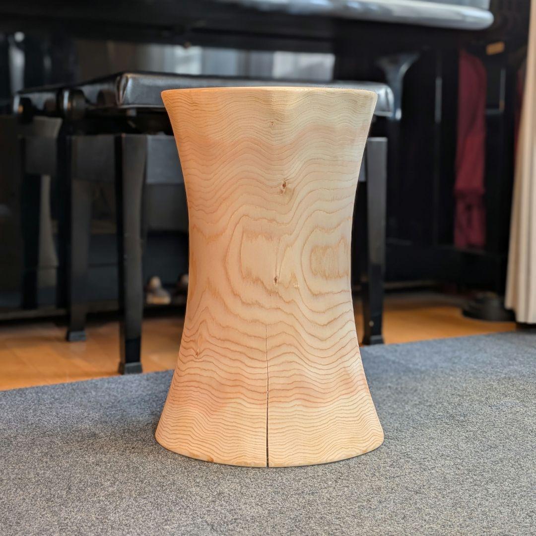 ppp　檜　丸太　椅子　スツール　高さ約45.5㎝