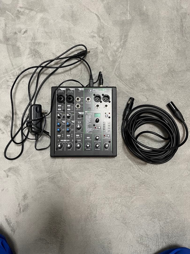 PROFX6v3 ミキサー ケーブル付　オーディオインターフェース