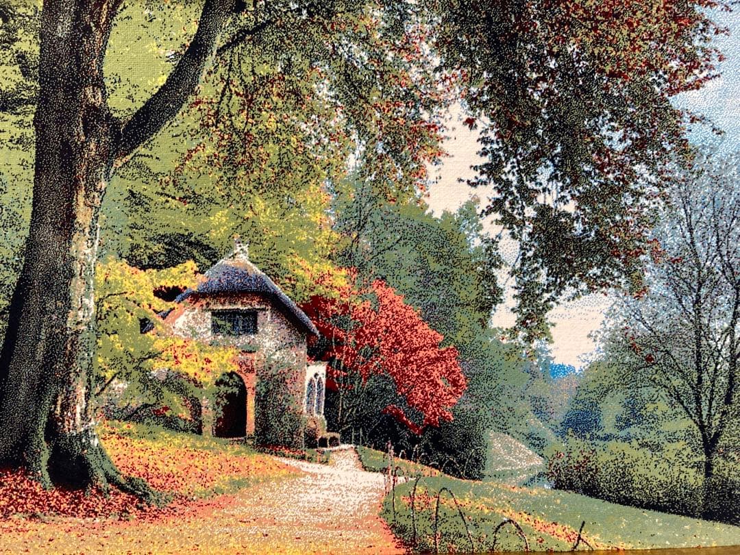 225万ノット！ピクチャーカーペット 額縁付き！50×70cm-190301