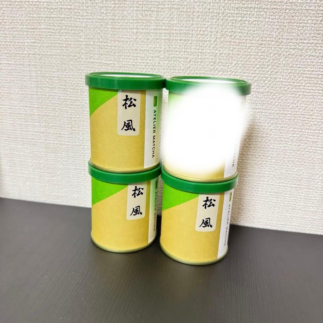 山政小山園 抹茶 松風 4缶 セット