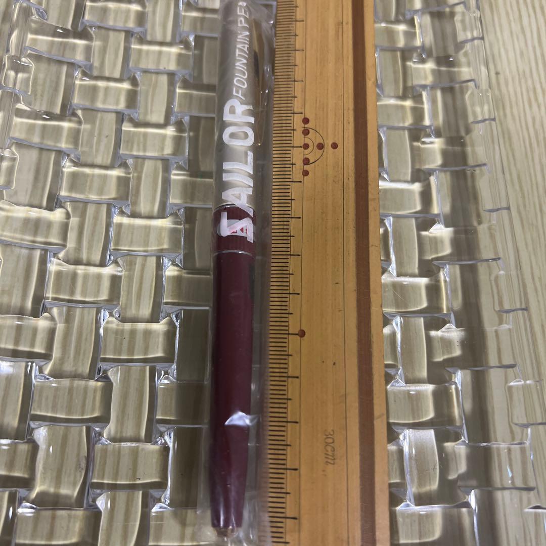 SAILOR廃盤品 万年筆　赤　14k細