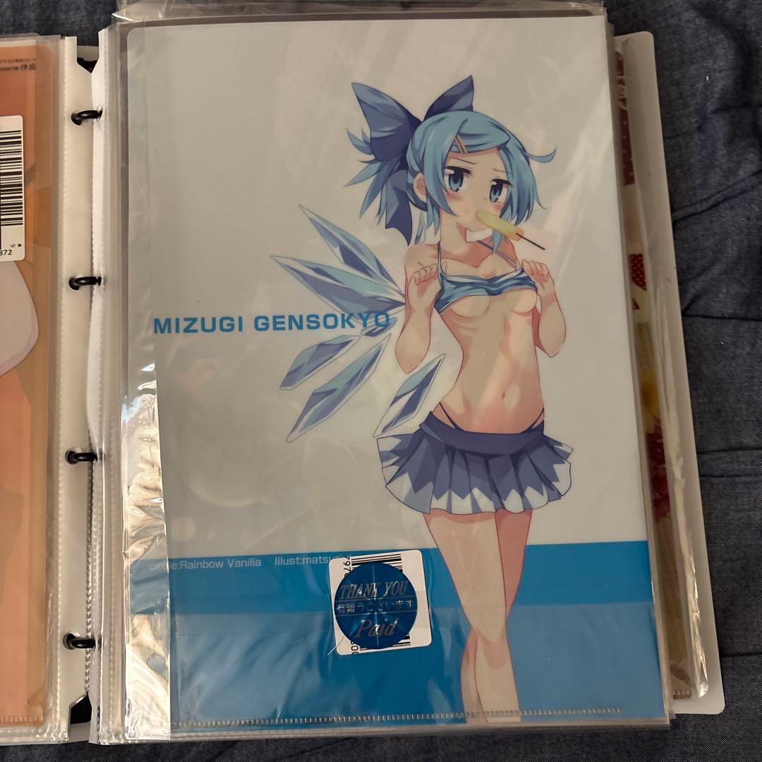 東方project チルノ　だいちゃん　水着　美少女　クリアファイル　VY52