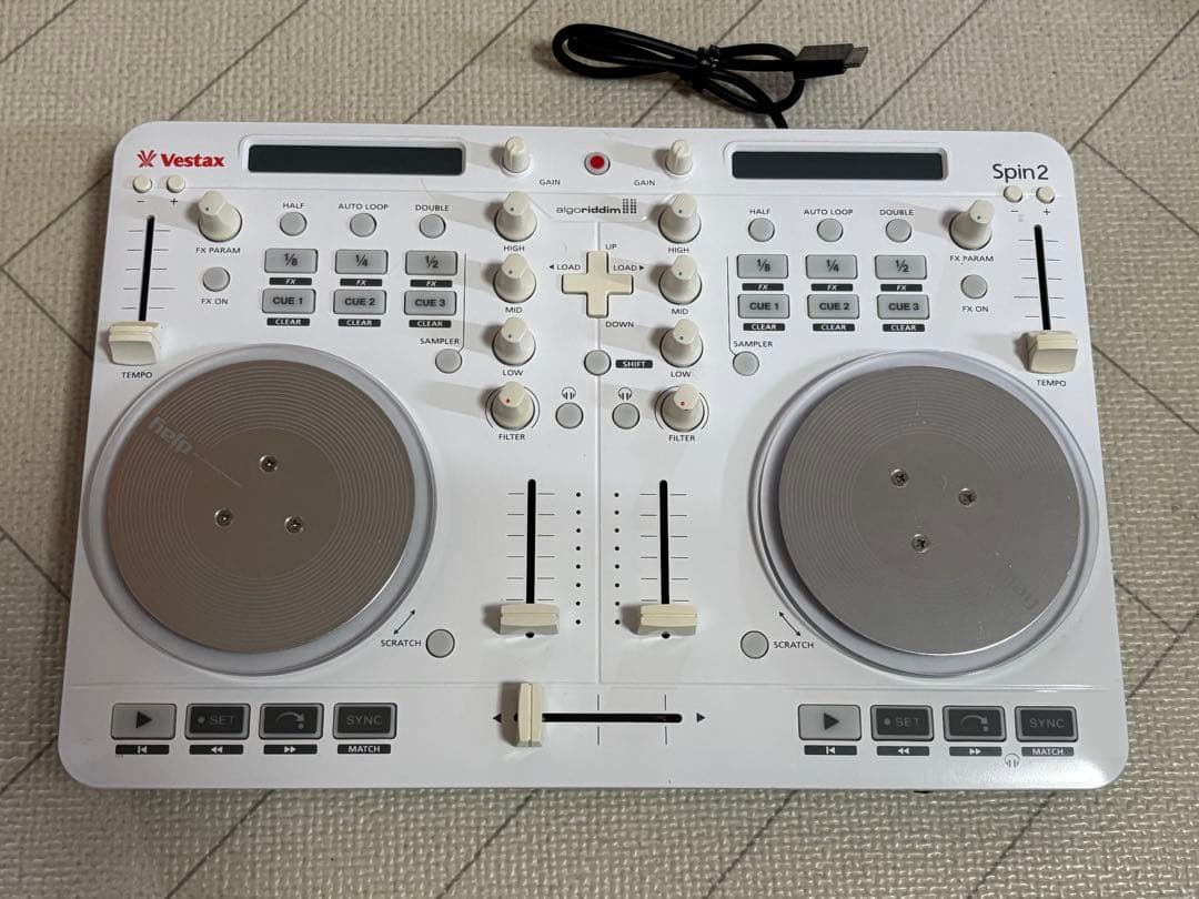 Vestax ベスタクス Spin2 WHITE ホワイトDJコントローラー