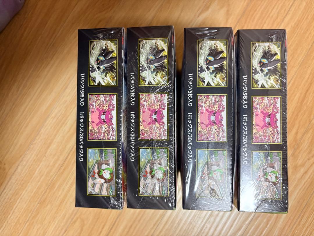 新品未開封　ポケモンカード MEGA ムニキスゼロ シュリンク付き 4BOX