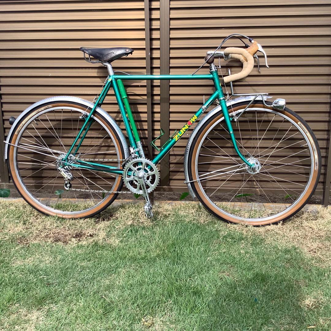 【手渡し限定】ZUNOW ランドナー 650×42B ヴィンテージ　補修パーツ付