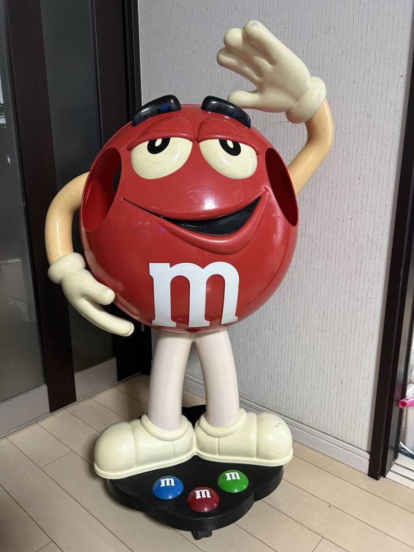 超大型★M&M's エムアンドエムズ ストアーディスプレイ 店舗什器　赤/レッド