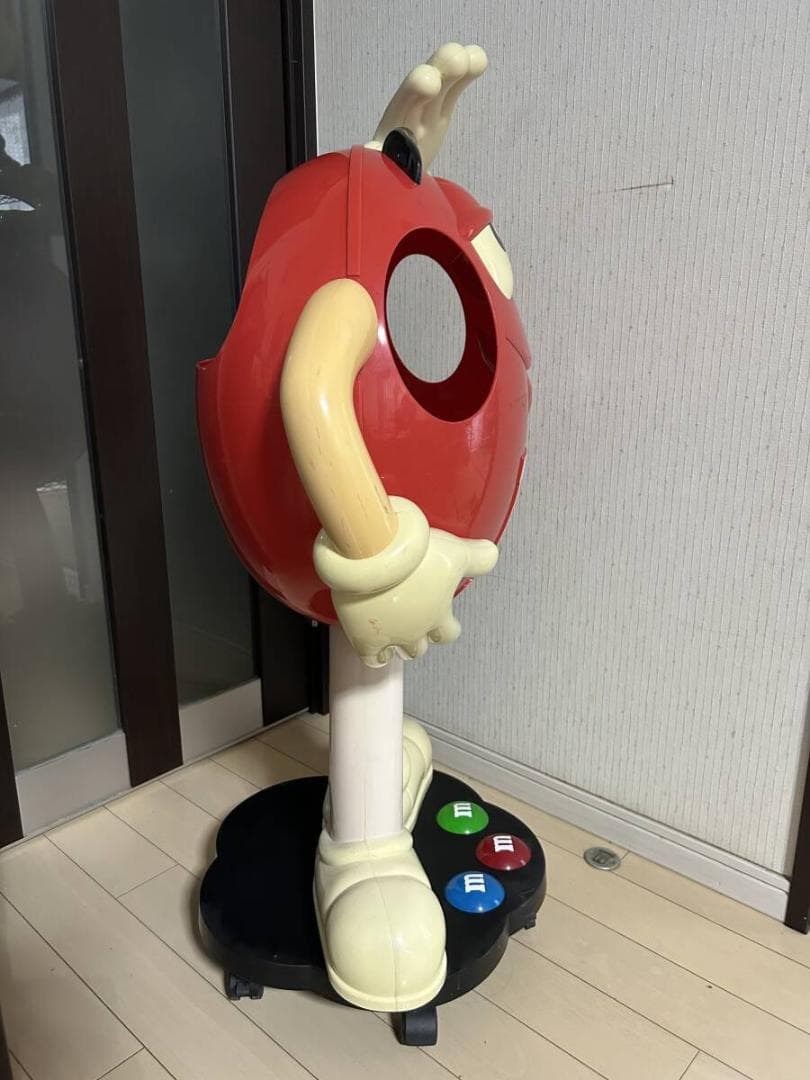 超大型★M&M's エムアンドエムズ ストアーディスプレイ 店舗什器　赤/レッド