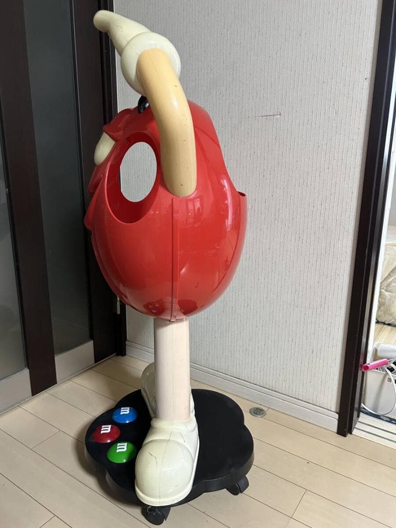 超大型★M&M's エムアンドエムズ ストアーディスプレイ 店舗什器　赤/レッド