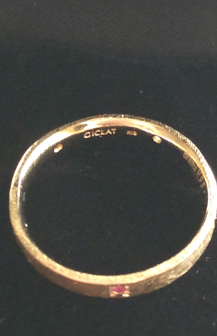 GICLAT 限定発売 ギクラ　k18 リング 11号