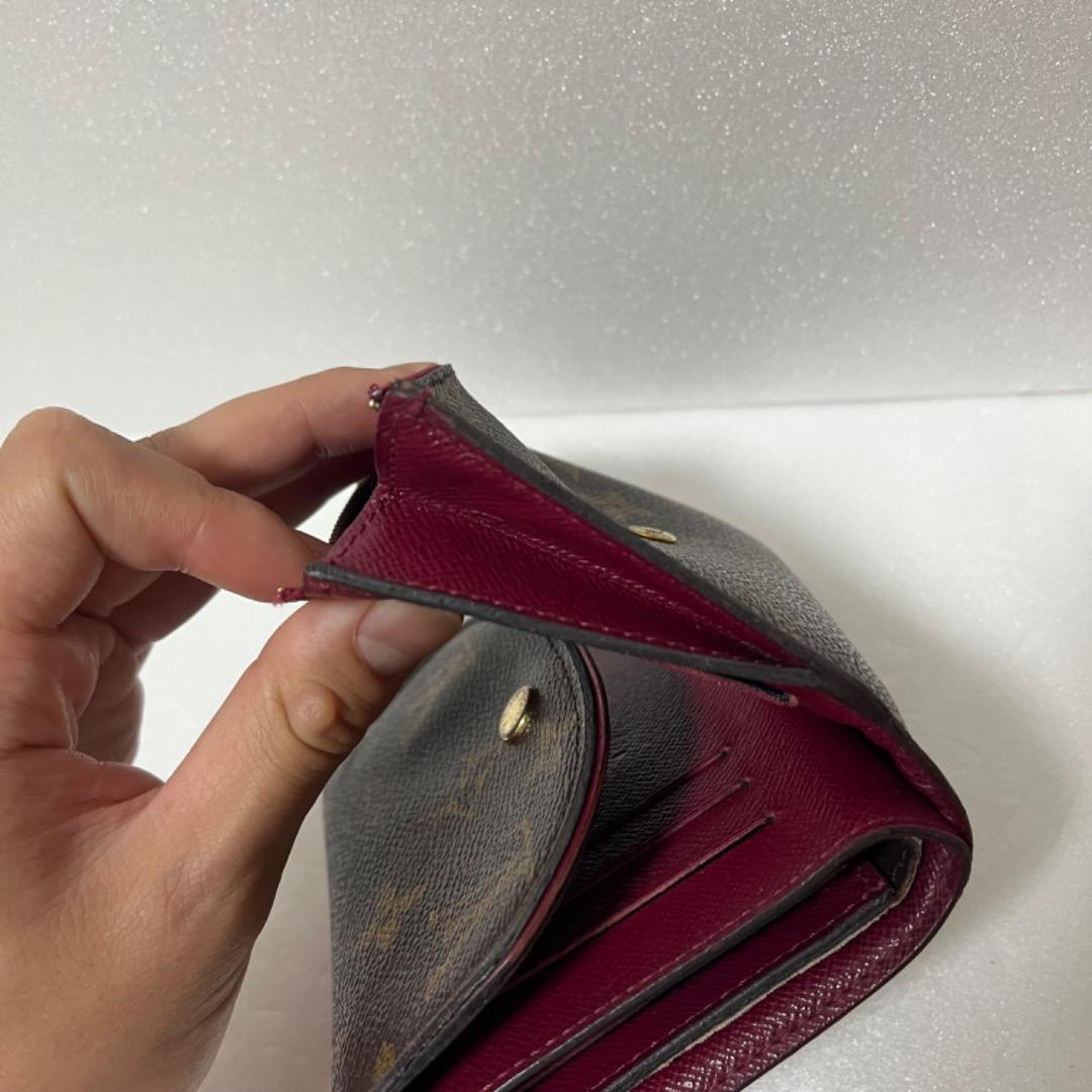 ルイヴィトン　モノグラム　財布　フューシャ　アリアンヌ　M62036