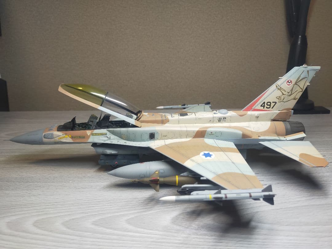 JMC2011入選作品　ハセガワ　1/48　F-16I　イスラエル空軍