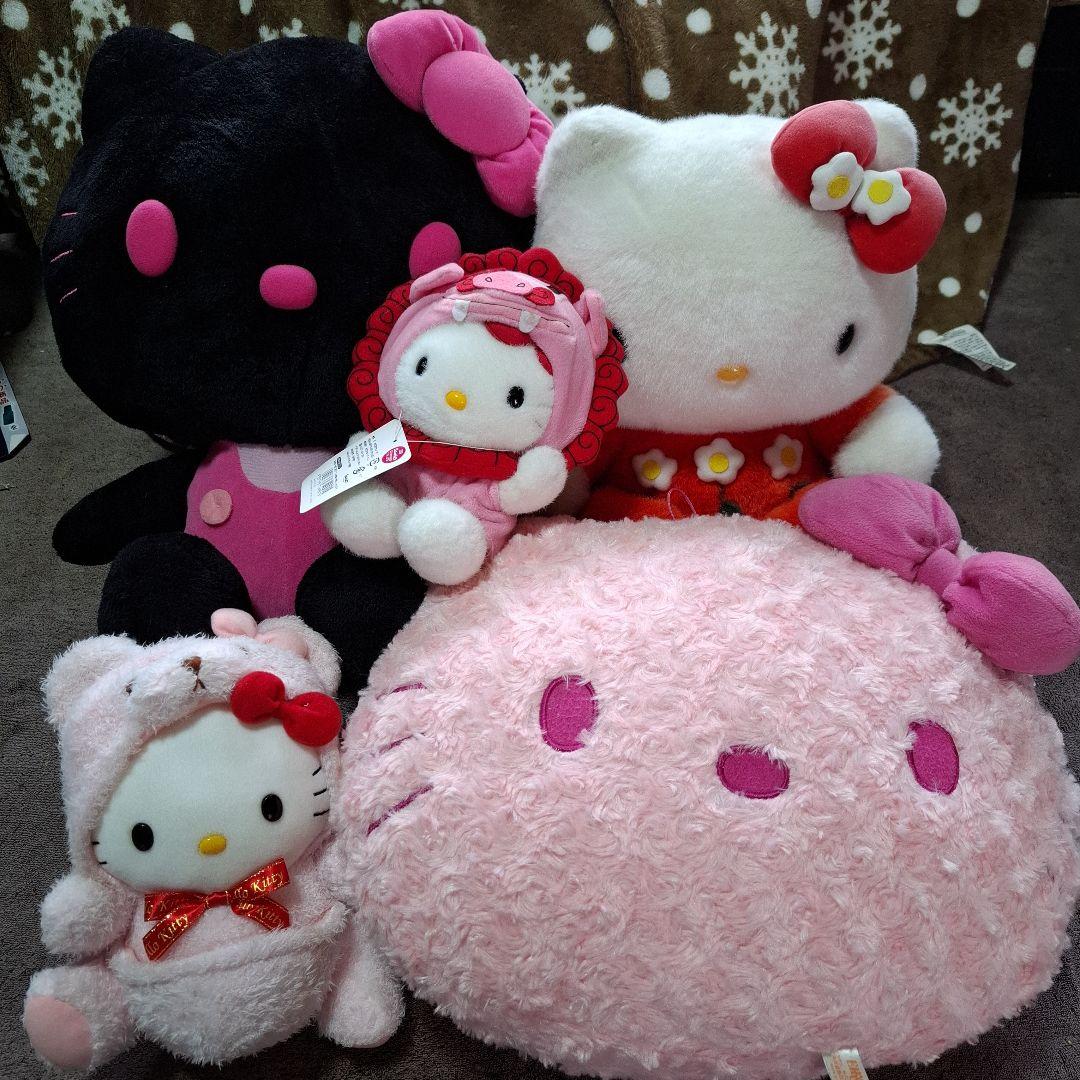 平成レトロハローキティ ぬいぐるみ8点セット