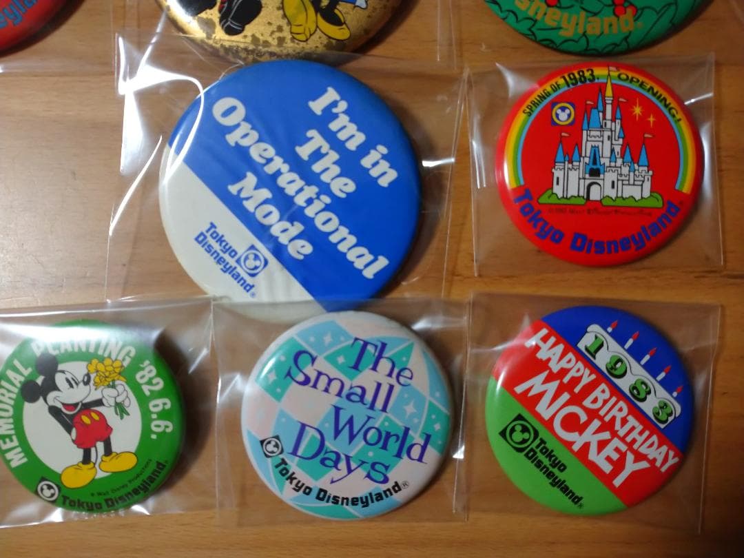 東京ディズニーランド★バッジ★スターツアーズ★80年代★Captain EO