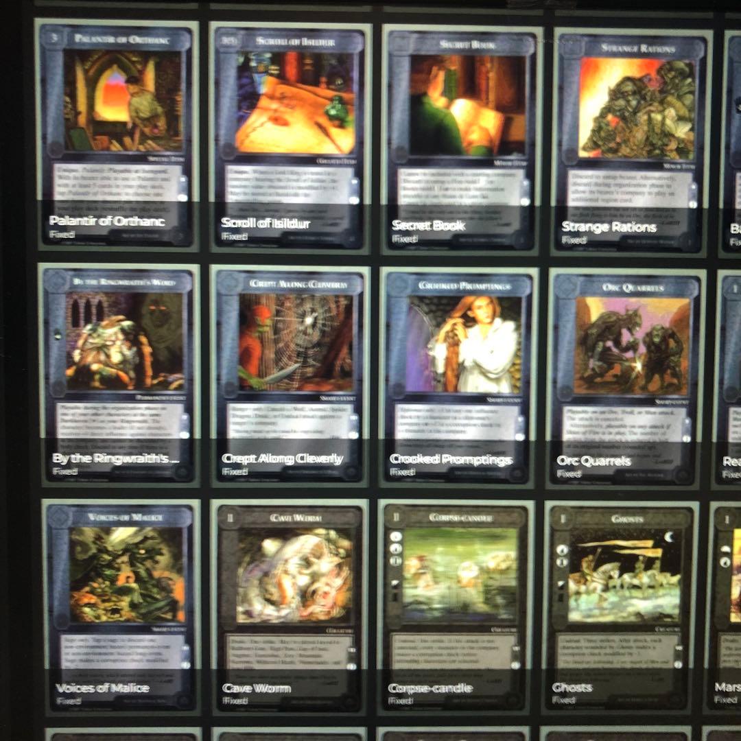 ミドルアース　カード　チャレンジデッキJ ccg 指輪物語　希少