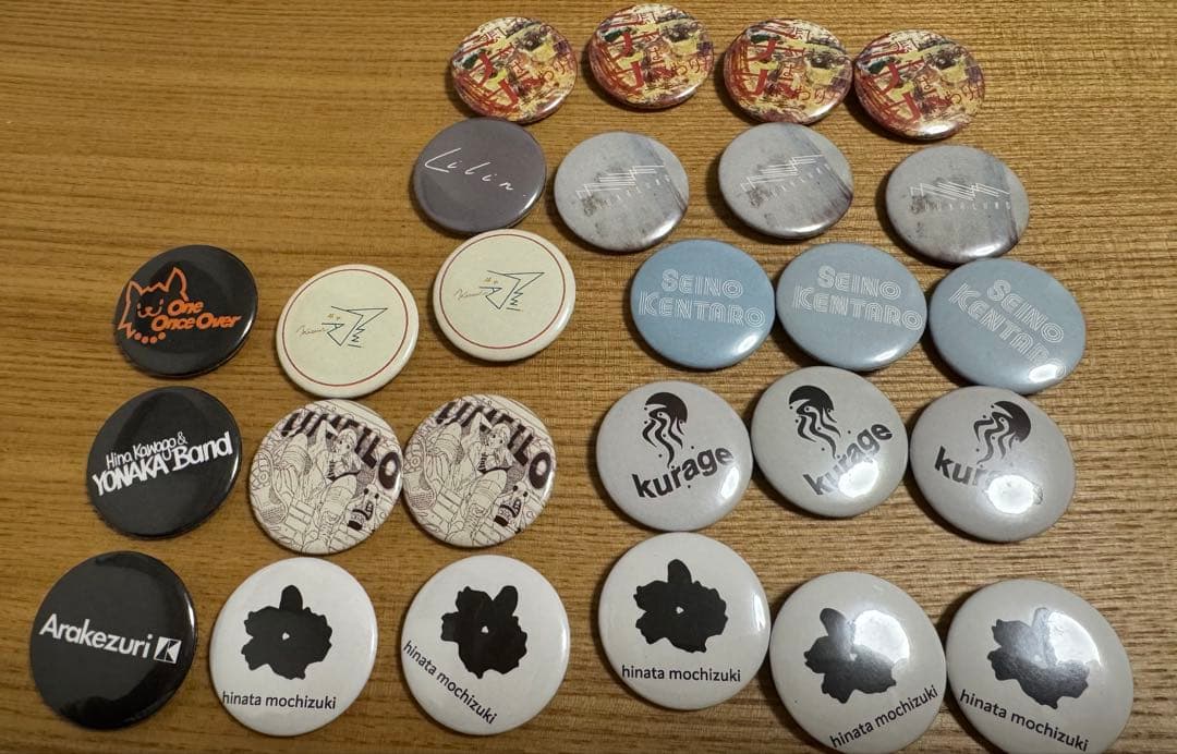 ミナホ缶バッジ　2025 セット2