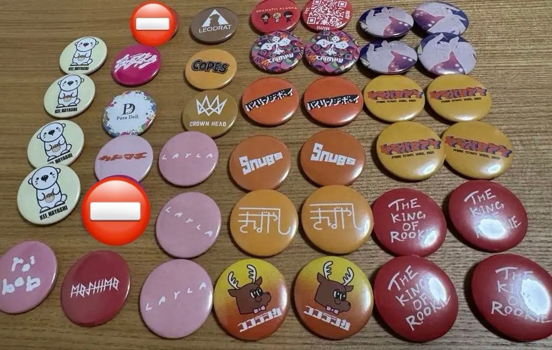 ミナホ缶バッジ　2025 セット2