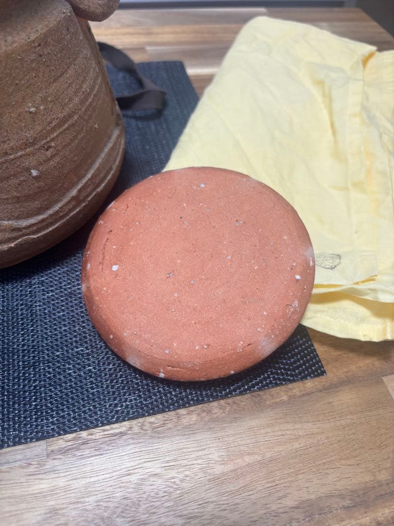 茶道具　信楽　水指　奥田英山　信楽焼　英山