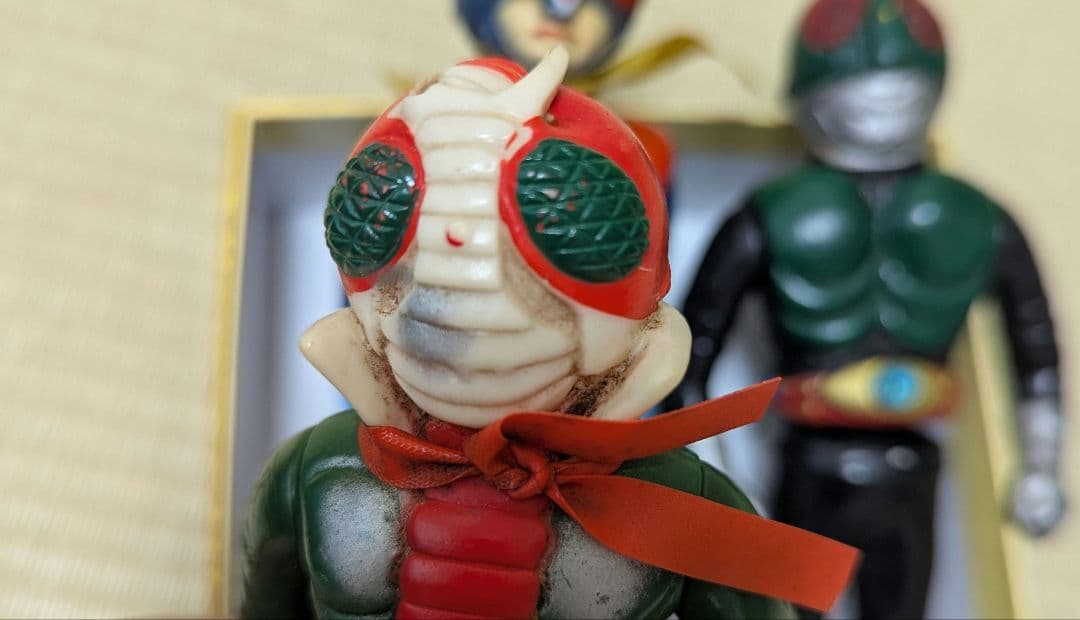 レトロソフビ　ポピー　ミニソフビ　仮面ライダー　4体セット