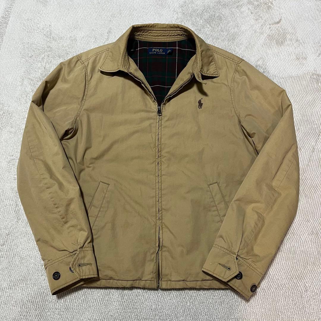 【美品】Ralph Lauren POLO スイングトップ ベージュ S