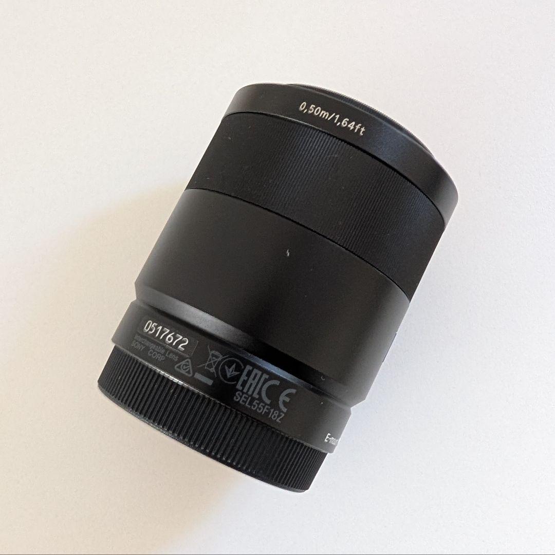 SONYレンズ Sonnar T* FE 55mm F1.8 ZA 付属品付き