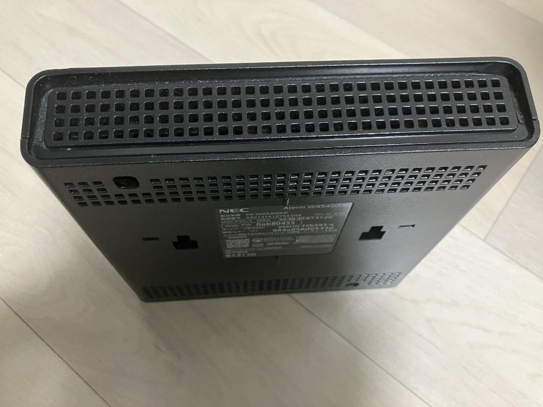 NEC Aterm PA-WX5400HP Wi-Fi6 無線LANルーター