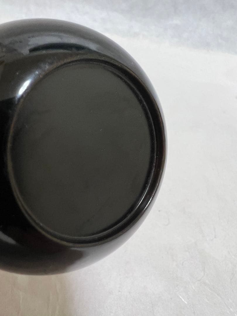 茶道具茶器黒塗 松喰鶴蒔絵 美品現状品のみサイズ約高さ7cm×6.5cm木箱あり