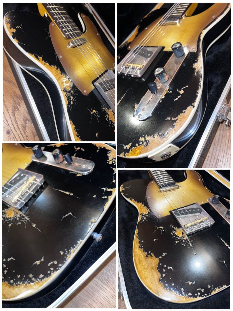 ハードレリックテレキャスタータイプ/ダブルバインディング/アルニコPU