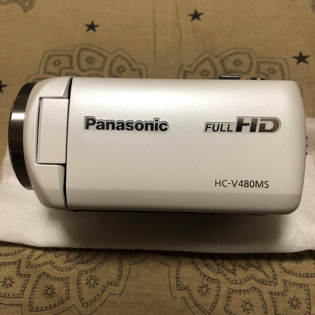 ほぼ新品 Panasonic HC-V480MS ビデオカメラ 完品