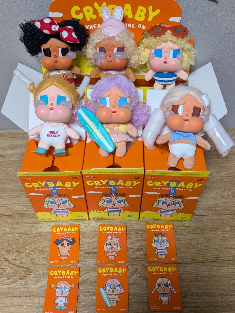 POPMART　CRYBABY 新作ぬいぐるみアソート